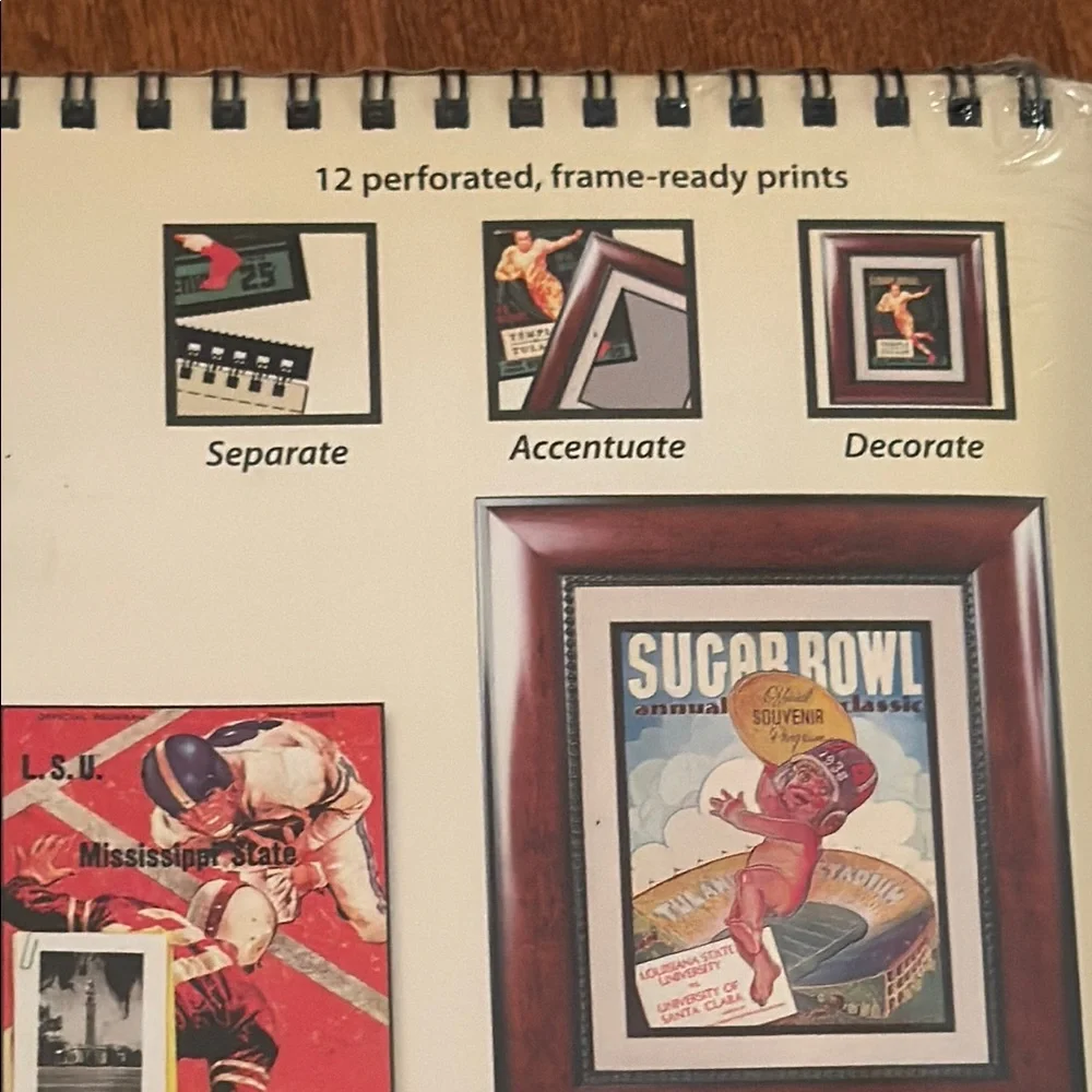 Vintage LSU Sugar Bowl 2012 Calendar